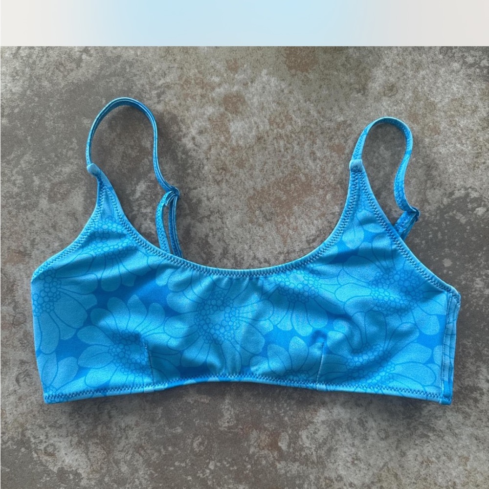 TRIANGL- blue floral Oceania bikini - Picture 3 of 6